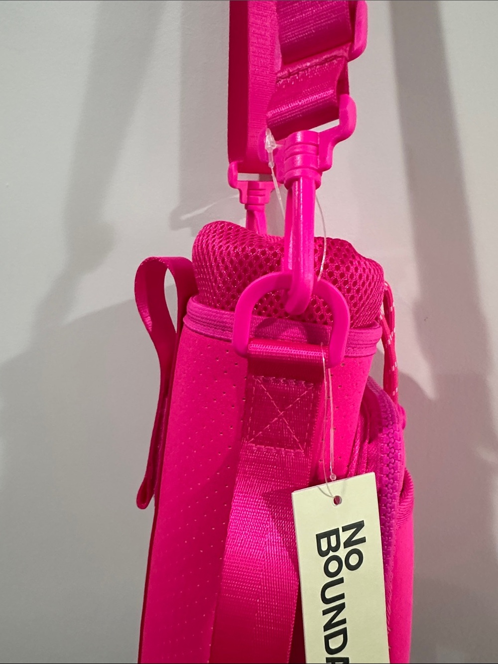 Women's Neoprene Crossbody Bucket Bag - Picture 12 of 12